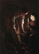 Georges de La Tour Carpenter Saint Joseph oil painting